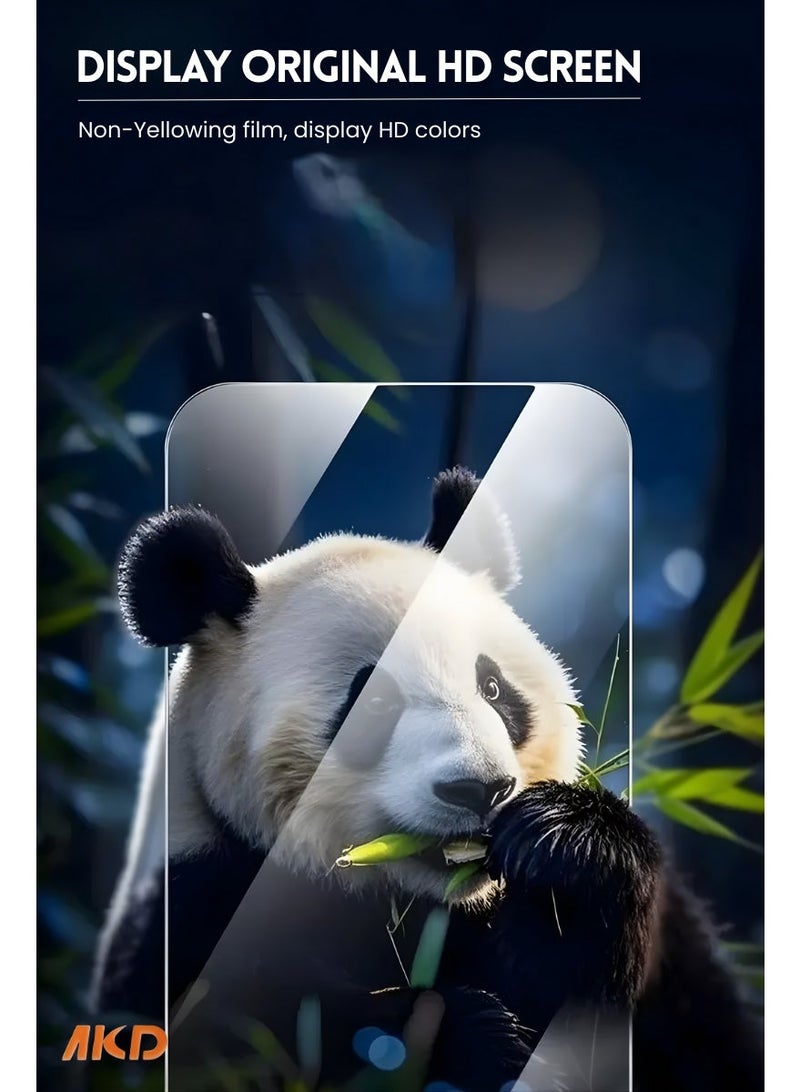 AKD Tempered Glass Screen Protector for iPhone 17 Pro Max, 9H Hardness 2.5D HD Clear High Penetration Touch Sensitive Protective Glass Film, Perfect Fit Scratch Protection Screen Guard (Clear) - Image 4